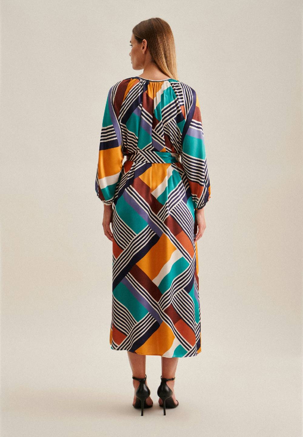 Studio Seidensticker Satin Maxi Kleid