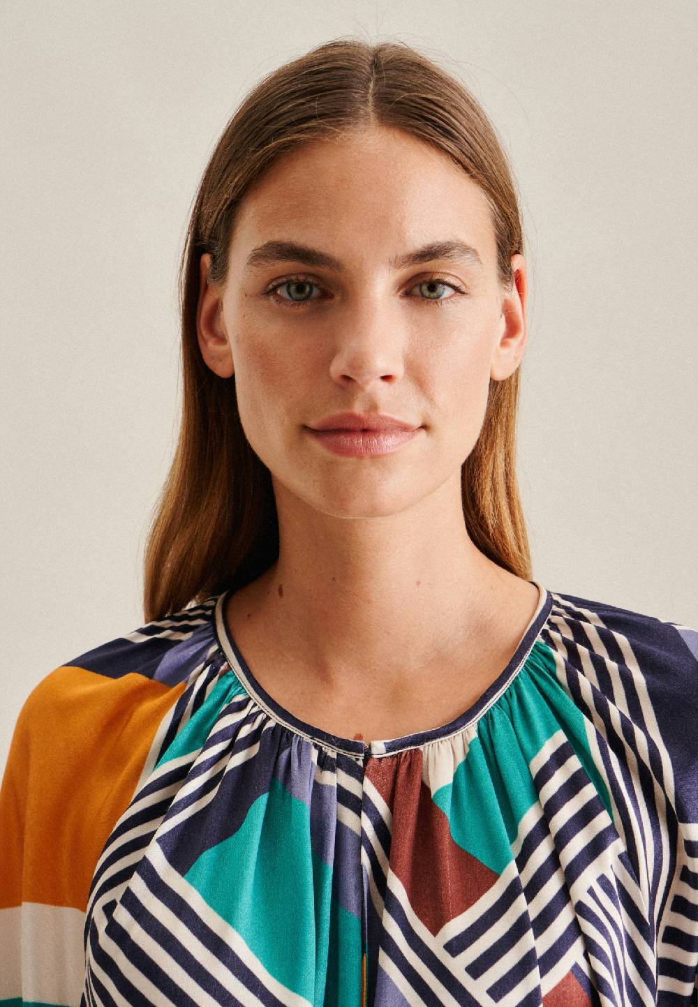 Studio Seidensticker Satin Maxi Kleid