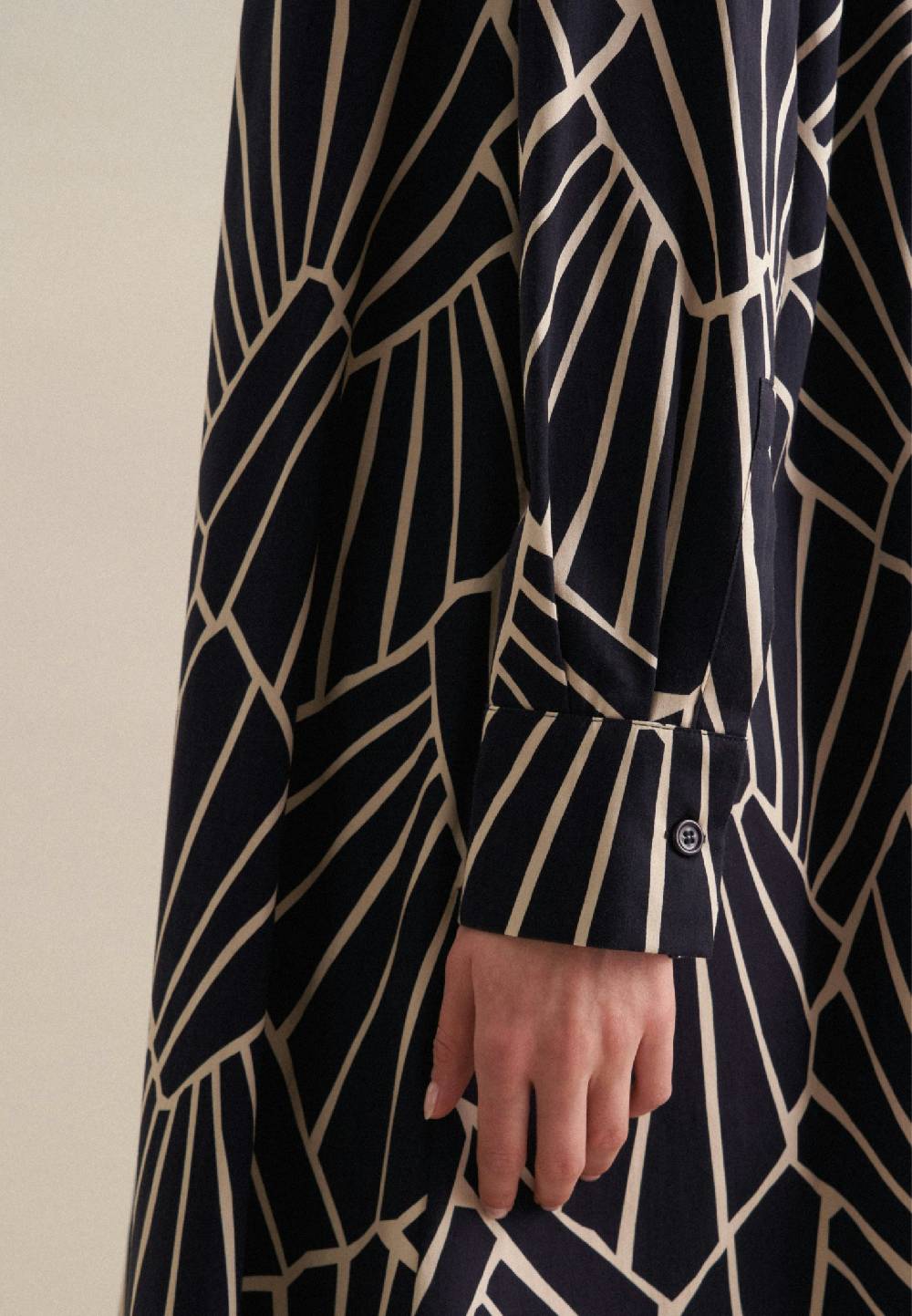 Studio Seidensticker Satin Midi Kleid