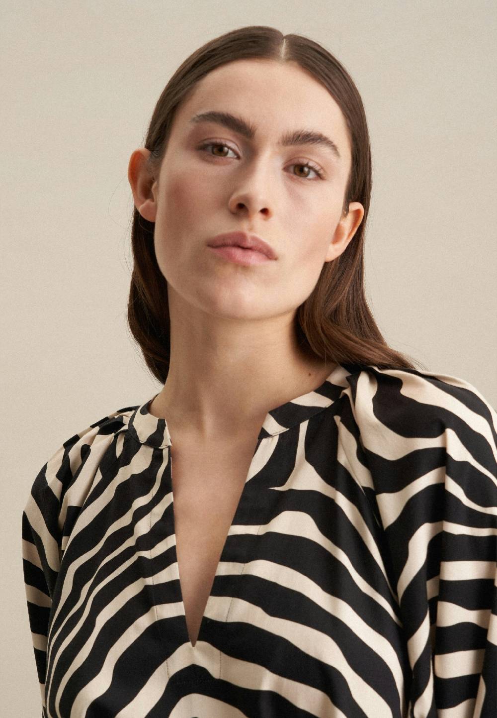 Studio Seidensticker Satin Midi Kleid