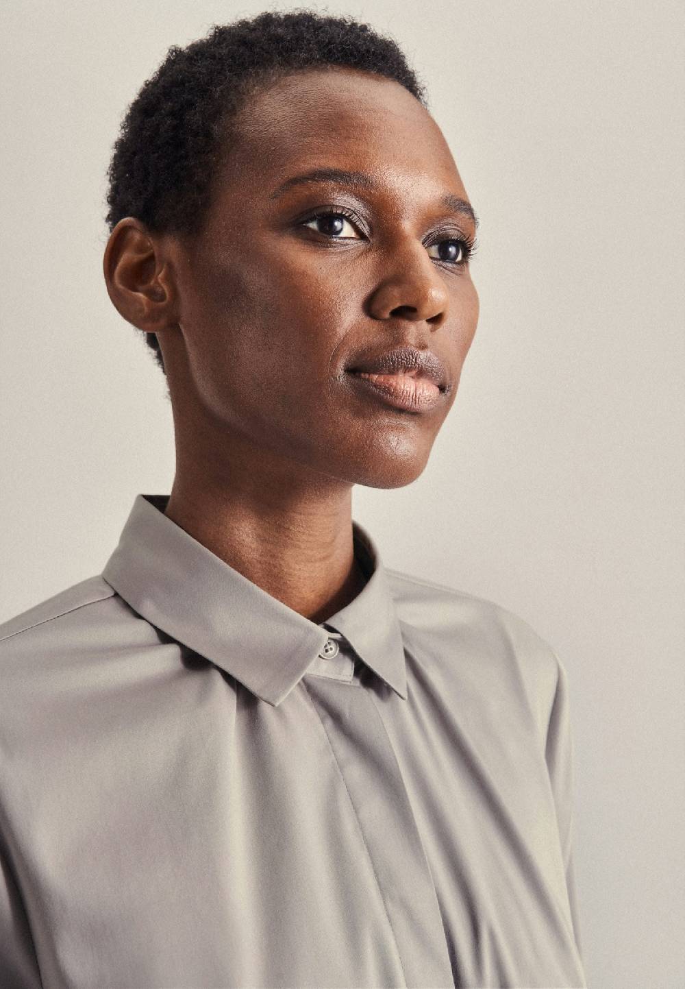 Studio Seidensticker Satin Midi Kleid