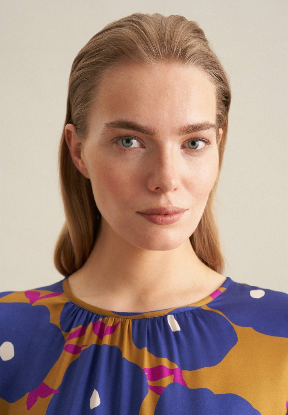 Studio Seidensticker Satin Midi Kleid