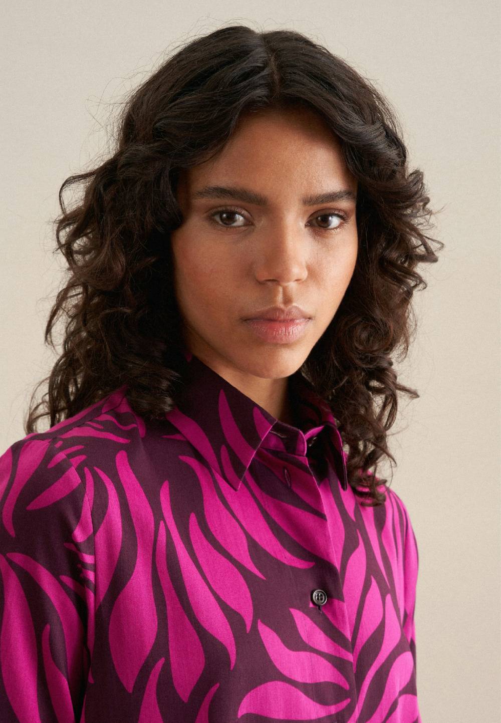 Studio Seidensticker Satin Midi Kleid