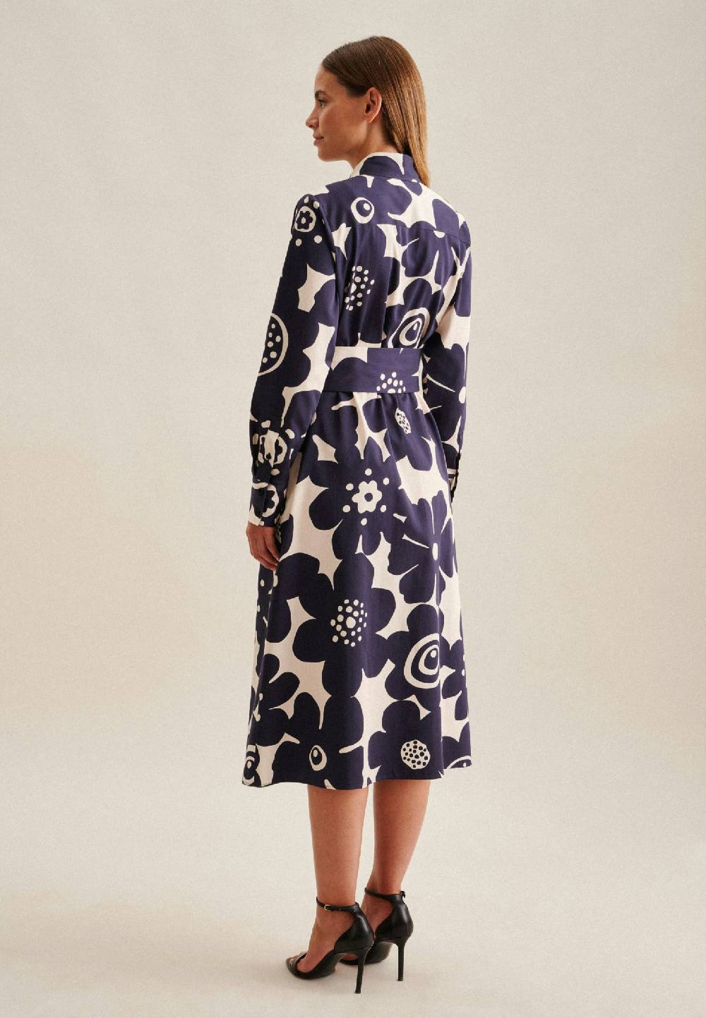 Studio Seidensticker Satin Midi Kleid