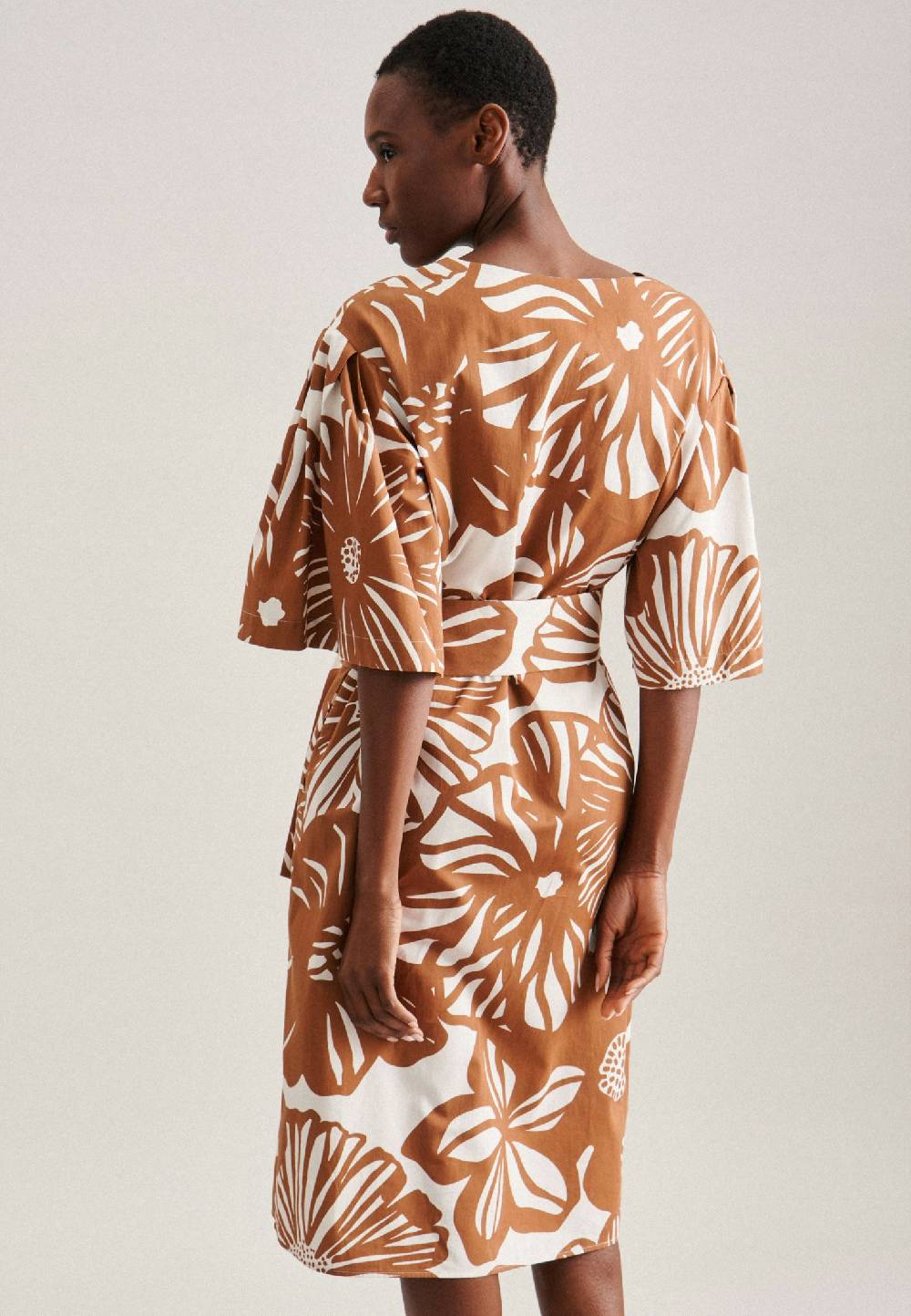 Studio Seidensticker Satin Midi Kleid