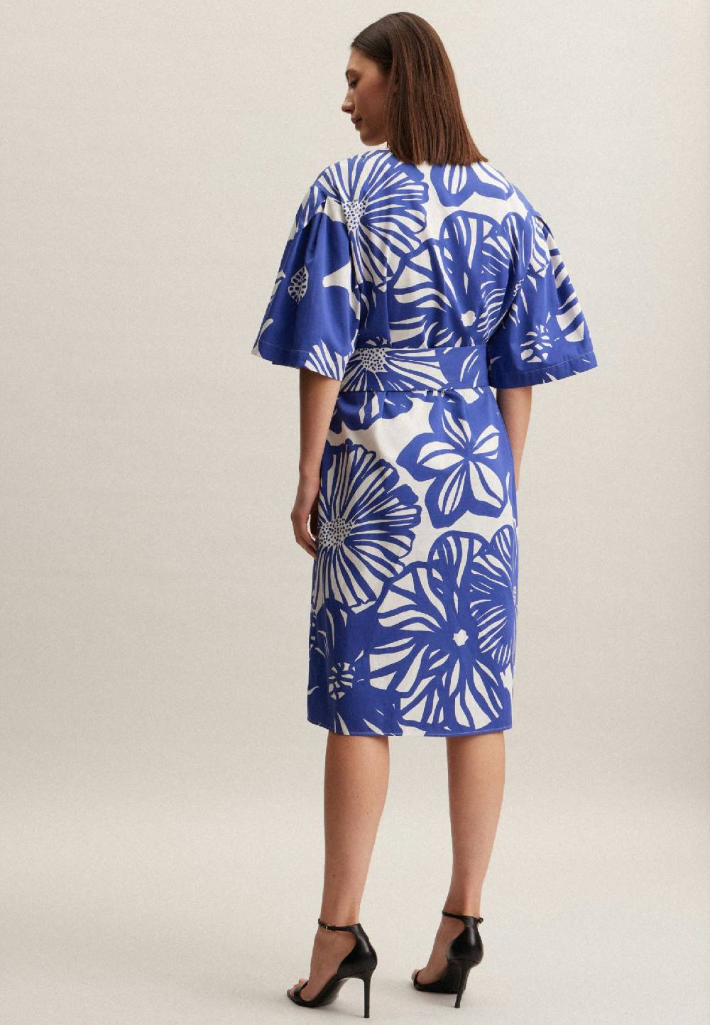 Studio Seidensticker Satin Midi Kleid