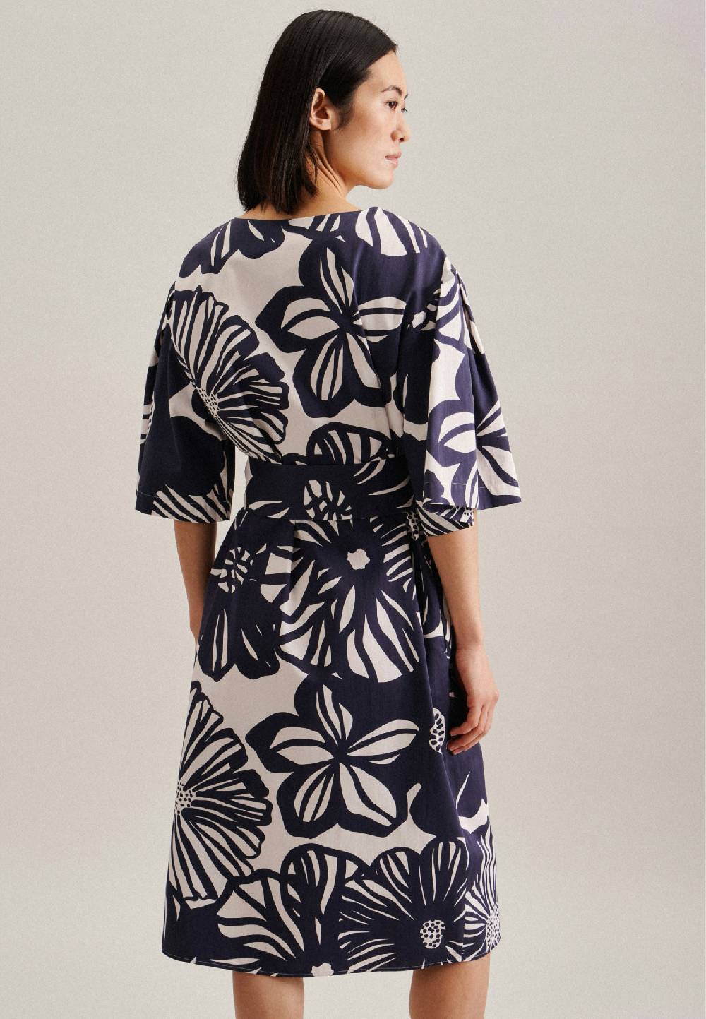 Studio Seidensticker Satin Midi Kleid