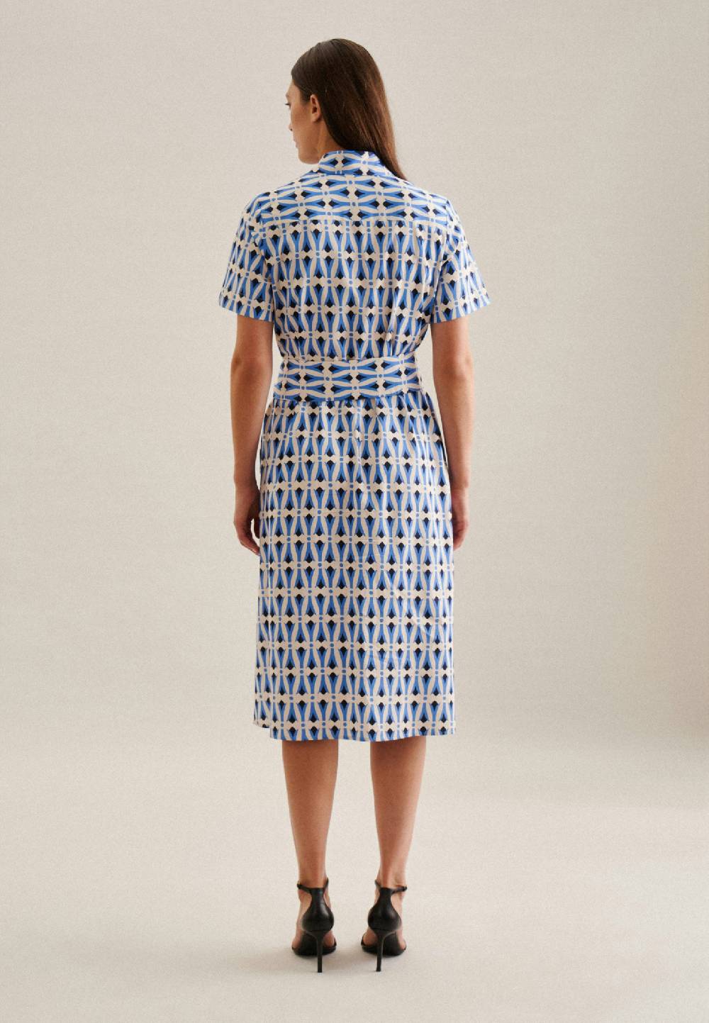 Studio Seidensticker Satin Midi Kleid