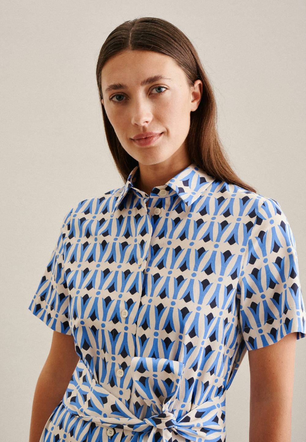 Studio Seidensticker Satin Midi Kleid