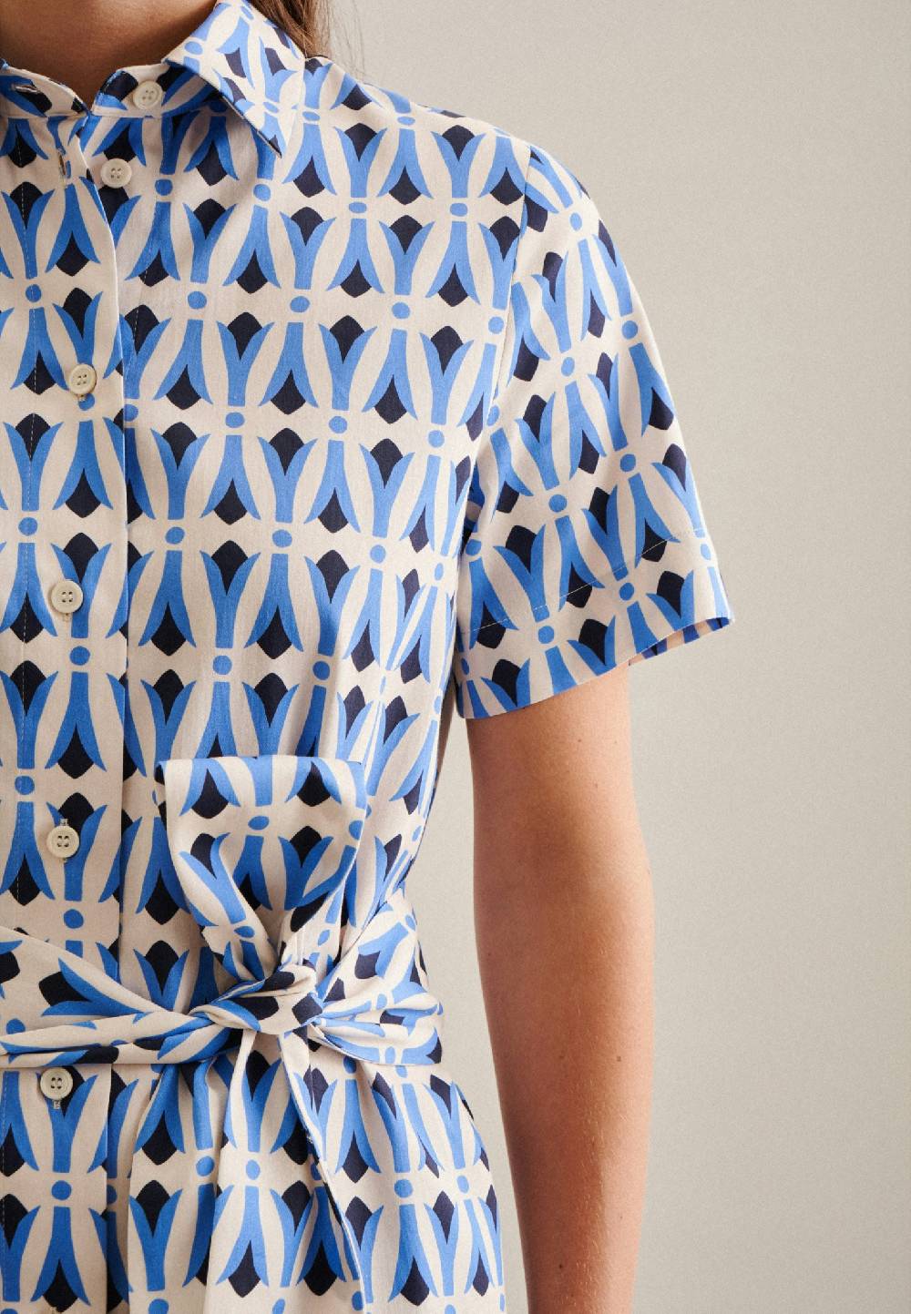 Studio Seidensticker Satin Midi Kleid