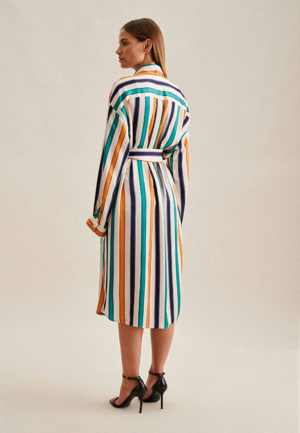 Studio Seidensticker Satin Midi Kleid