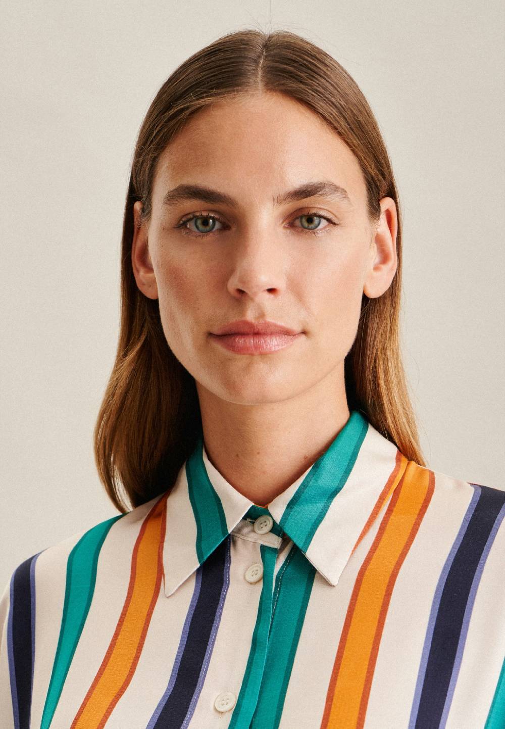 Studio Seidensticker Satin Midi Kleid