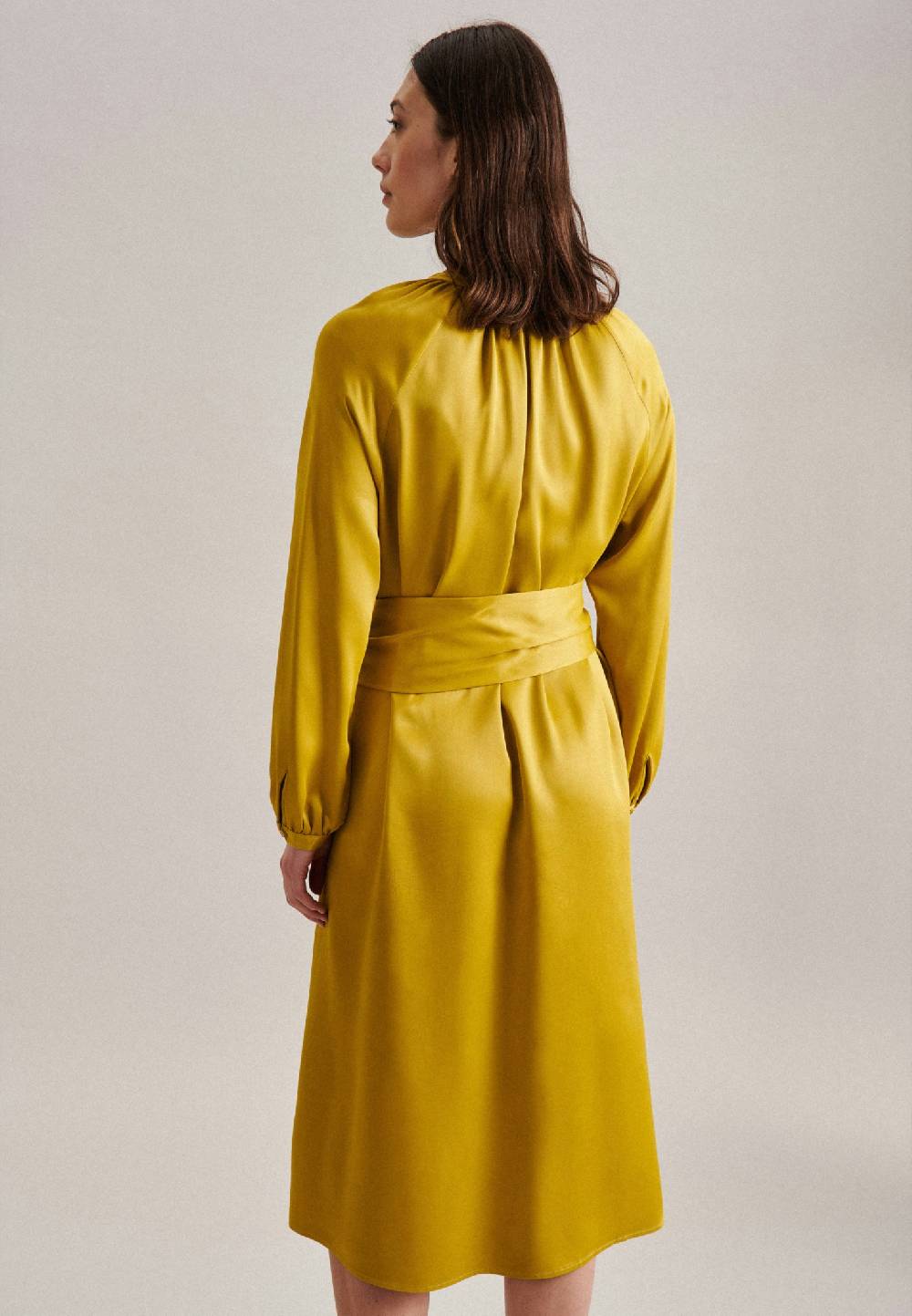 Studio Seidensticker Satin Midi Kleid