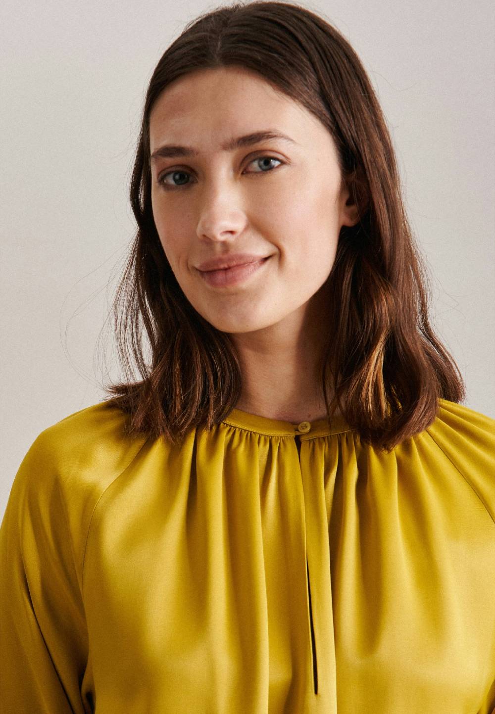 Studio Seidensticker Satin Midi Kleid