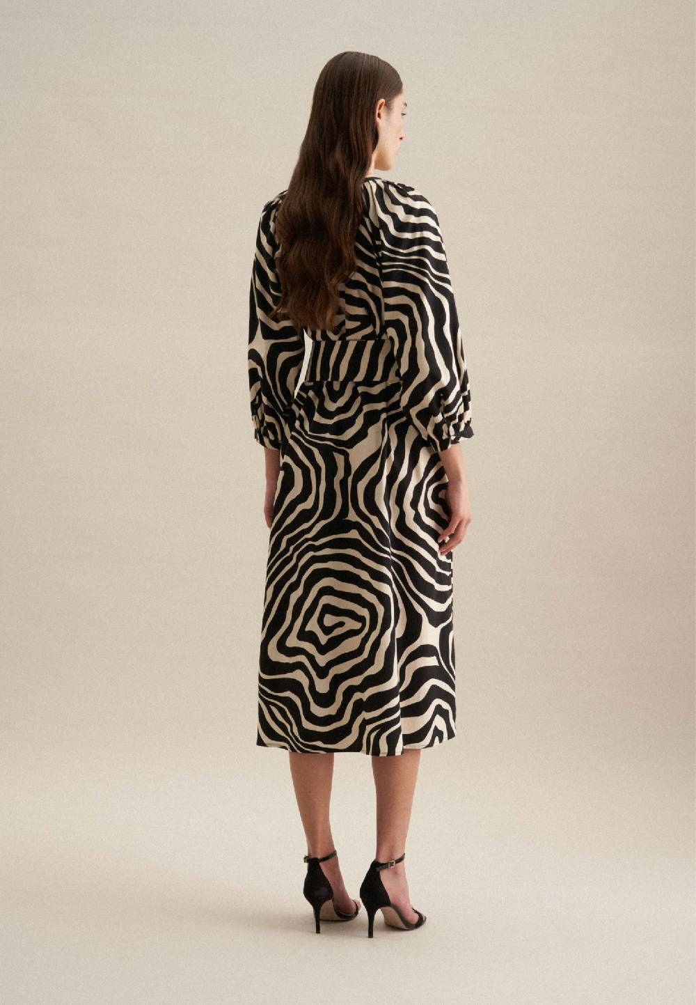 Studio Seidensticker Satin Midi Kleid