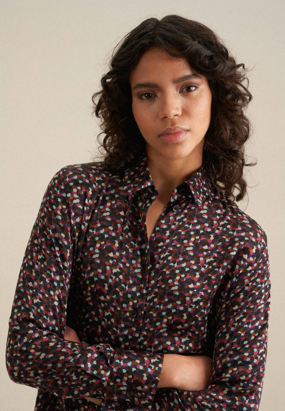 Studio Seidensticker Satin Midi Kleid