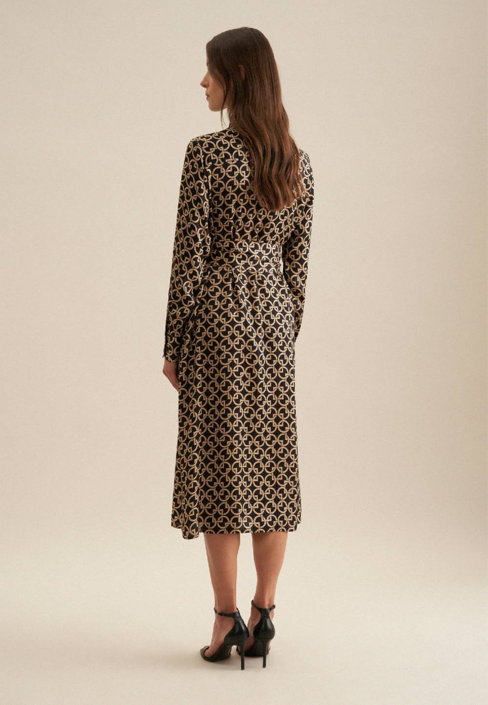 Studio Seidensticker Satin Midi Kleid