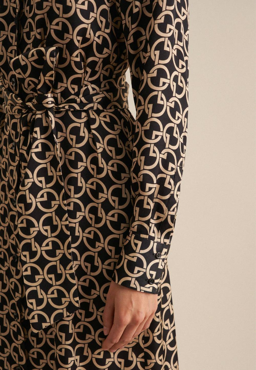 Studio Seidensticker Satin Midi Kleid