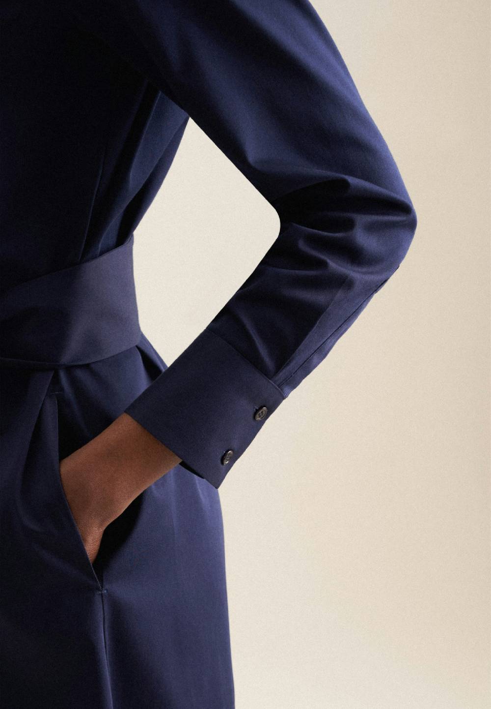 Studio Seidensticker Satin Midi Kleid