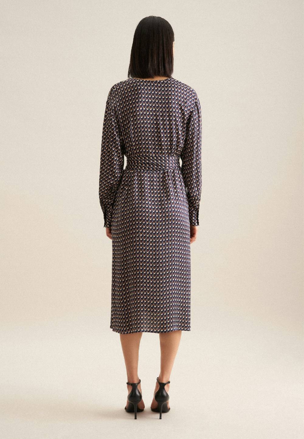 Studio Seidensticker Satin Midi Kleid