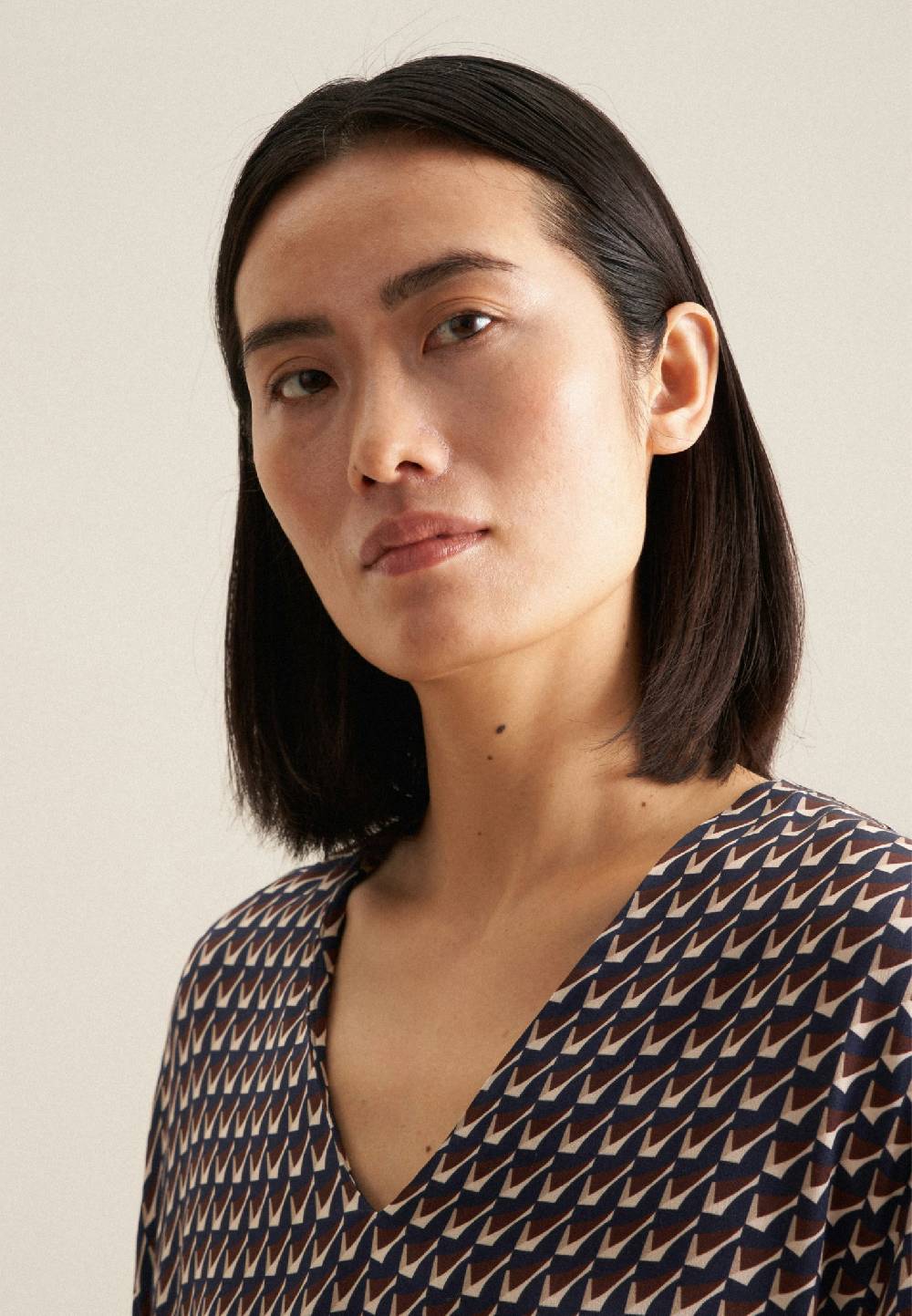 Studio Seidensticker Satin Midi Kleid