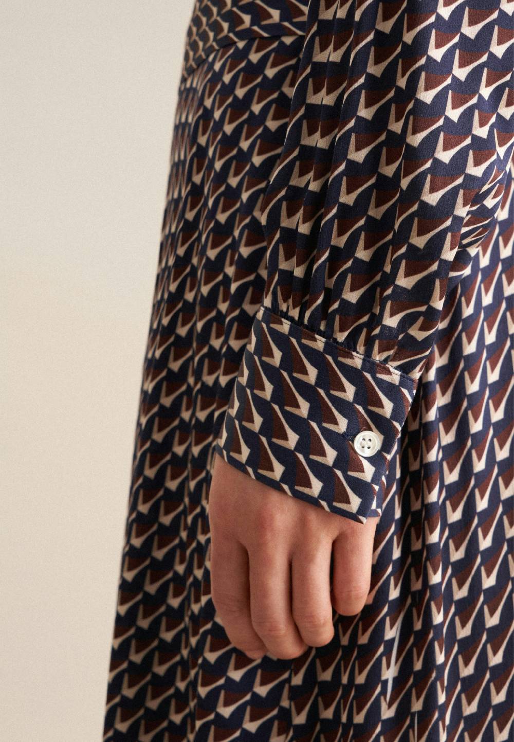 Studio Seidensticker Satin Midi Kleid