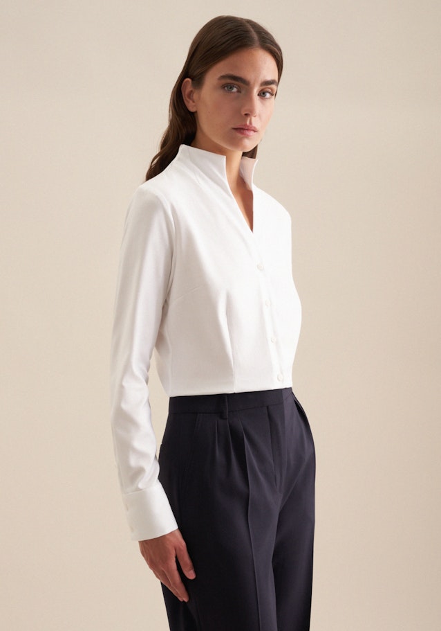 Studio Seidensticker Twill Kelchkragenbluse