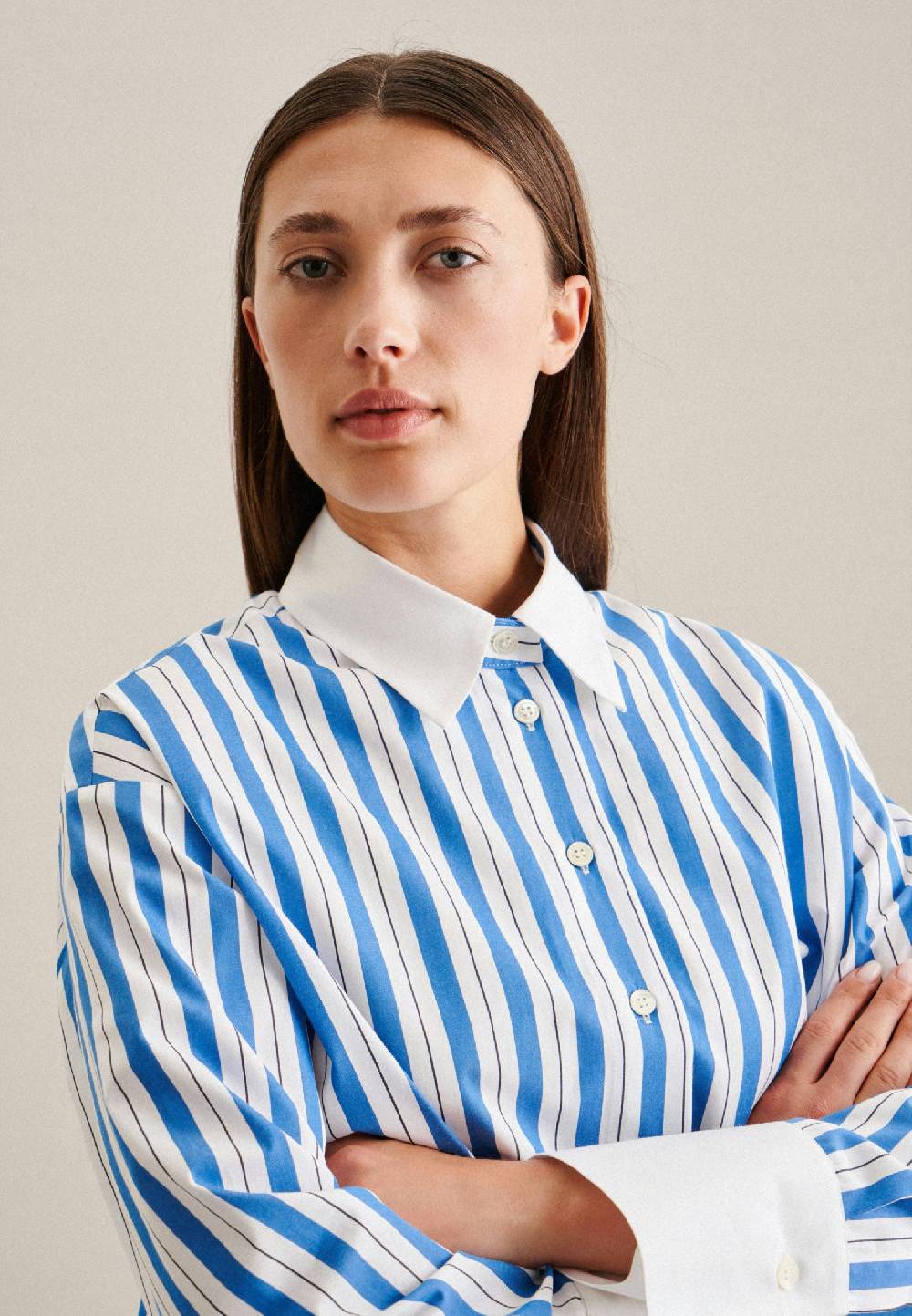 Studio Seidensticker Twill Longbluse