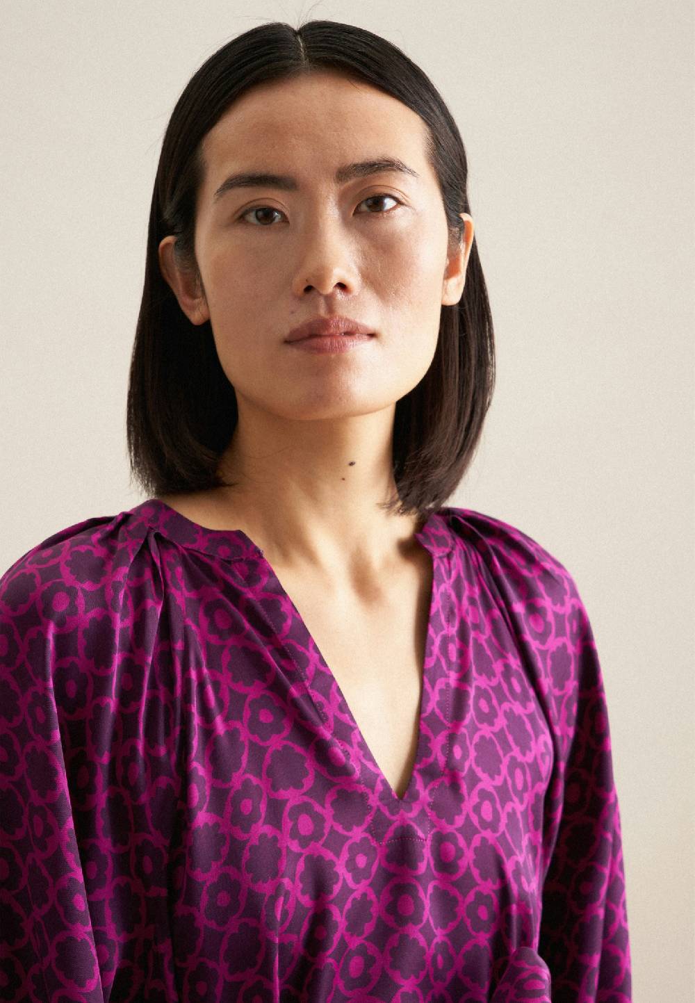 Studio Seidensticker Twill Midi Kleid