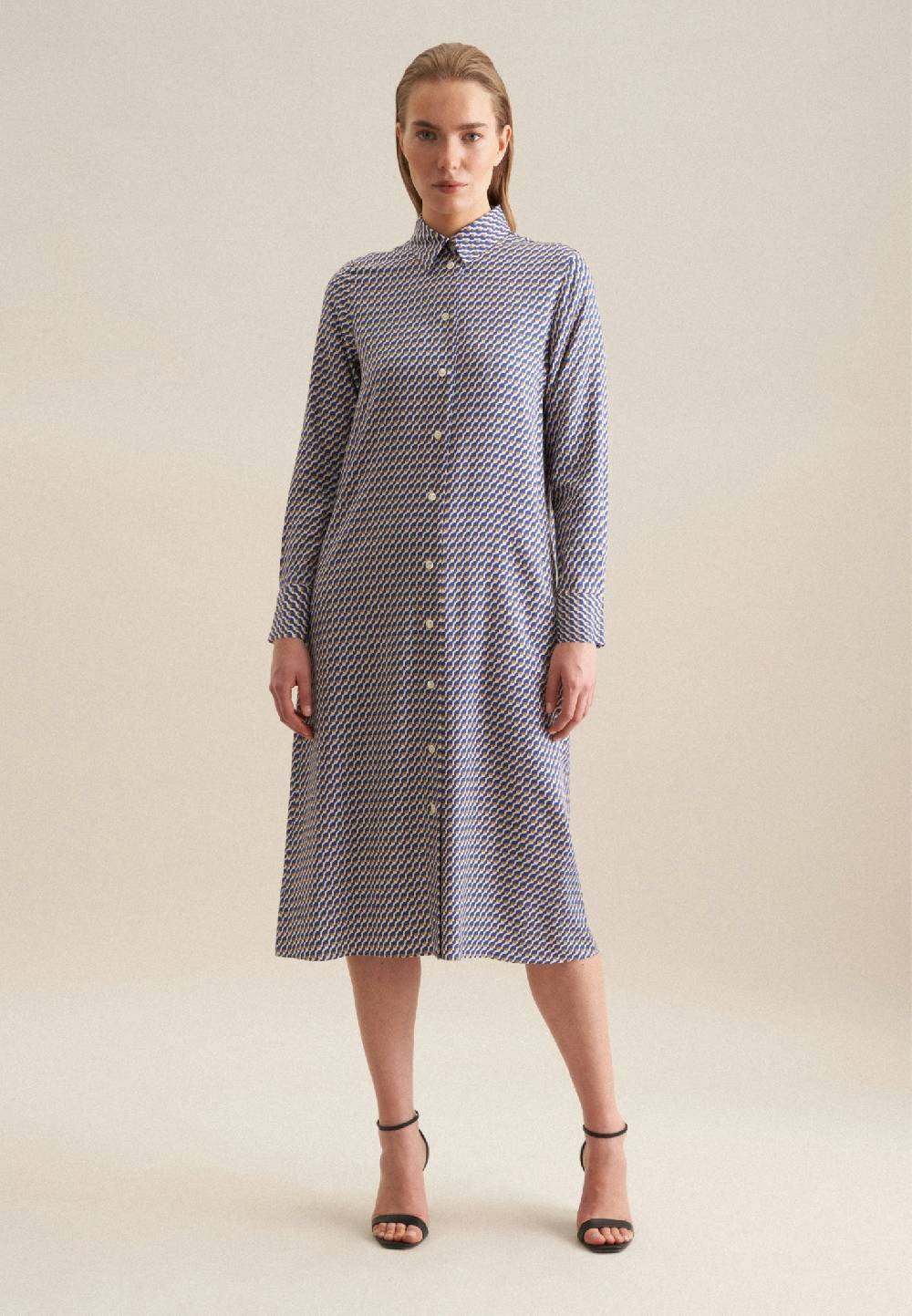 Studio Seidensticker Twill Midi Kleid