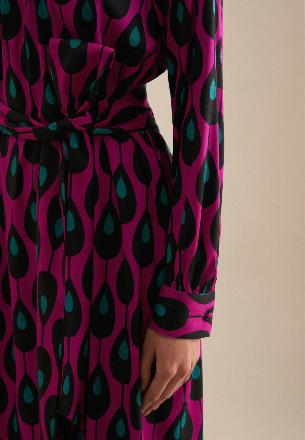 Studio Seidensticker Twill Midi Kleid