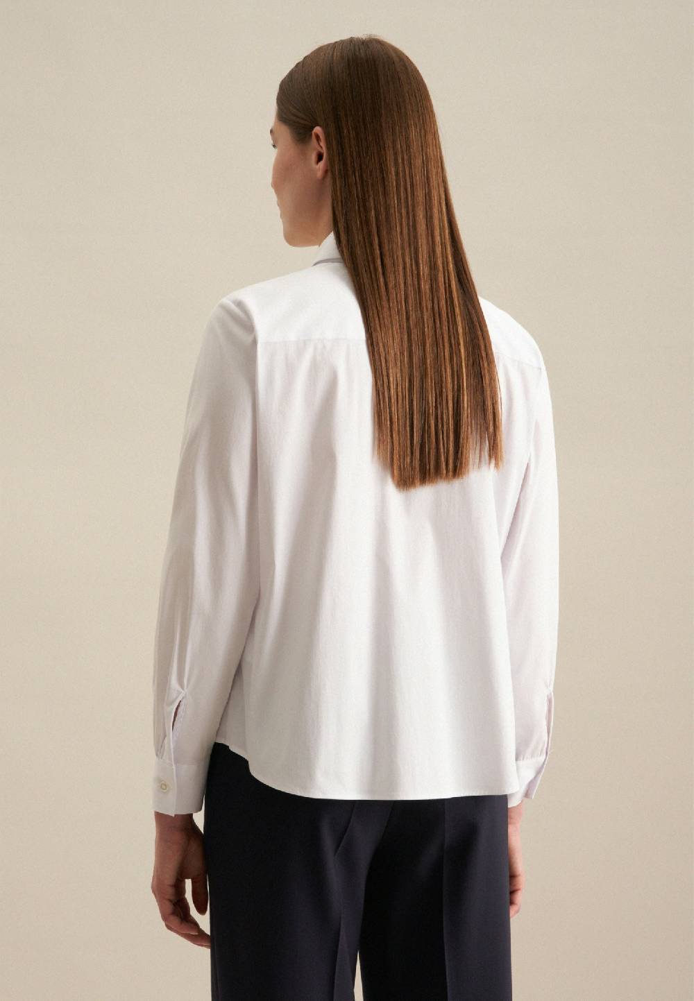 Studio Seidensticker Twill Schluppenbluse