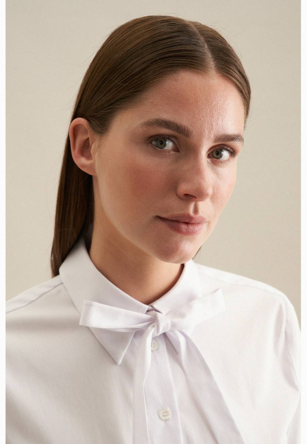 Studio Seidensticker Twill Schluppenbluse