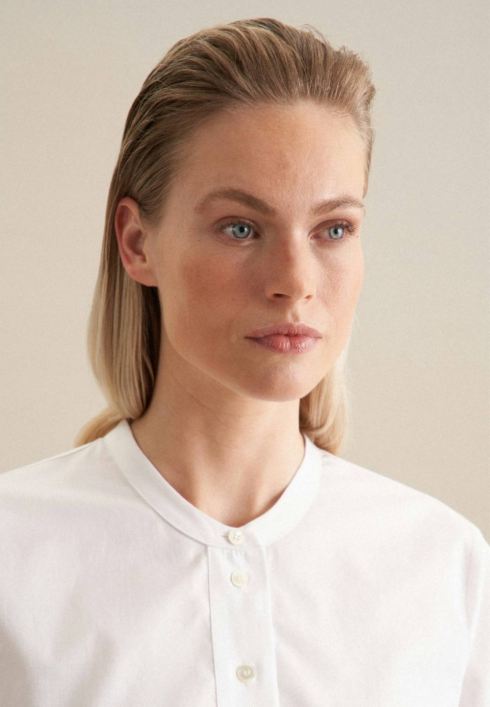 Studio Seidensticker Twill Stehkragenbluse