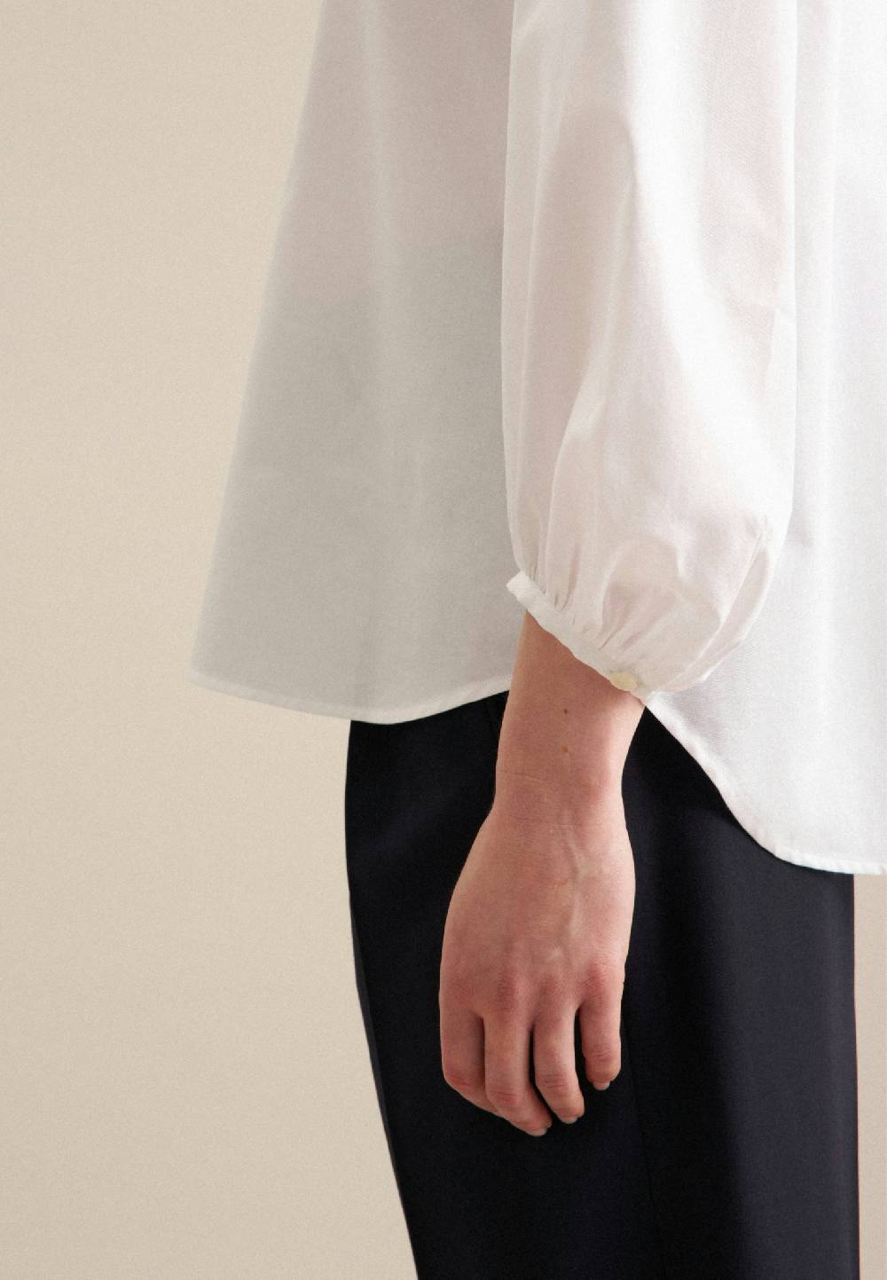 Studio Seidensticker Twill Stehkragenbluse