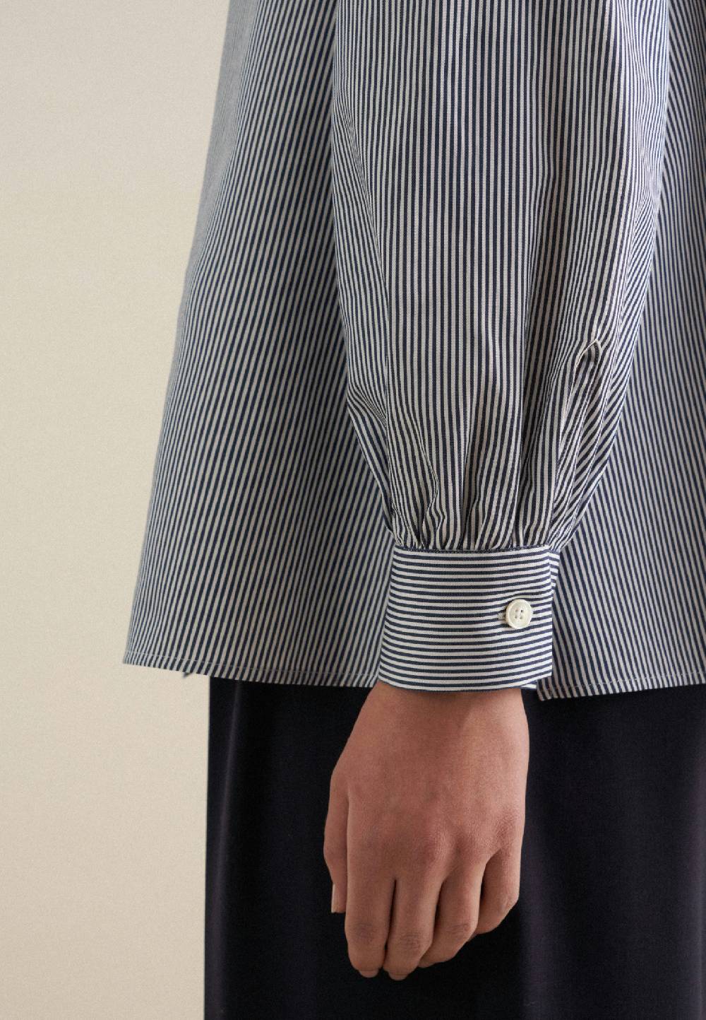 Studio Seidensticker Twill Stehkragenbluse