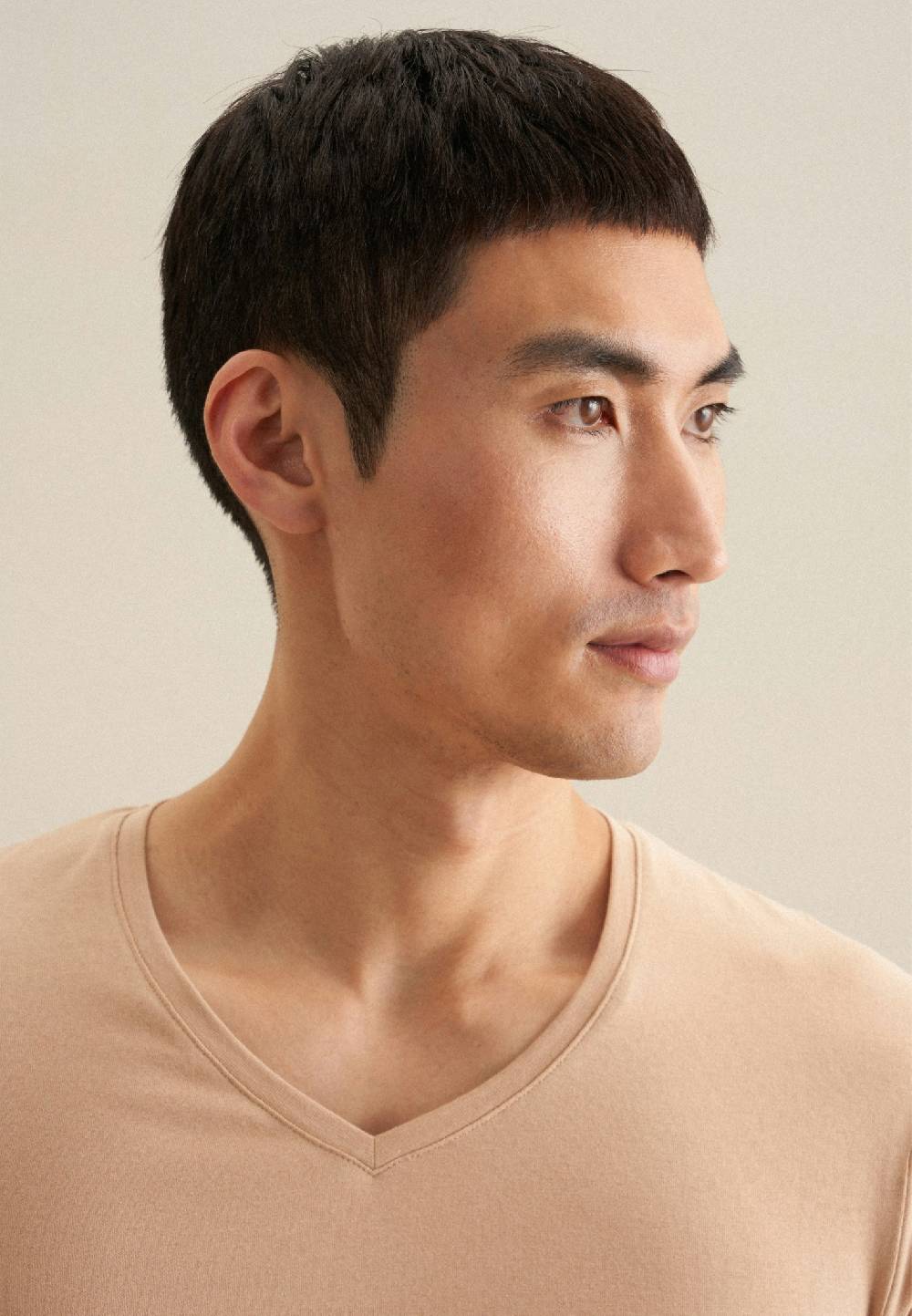 Studio Seidensticker V-Neck T-Shirt Slim Fit