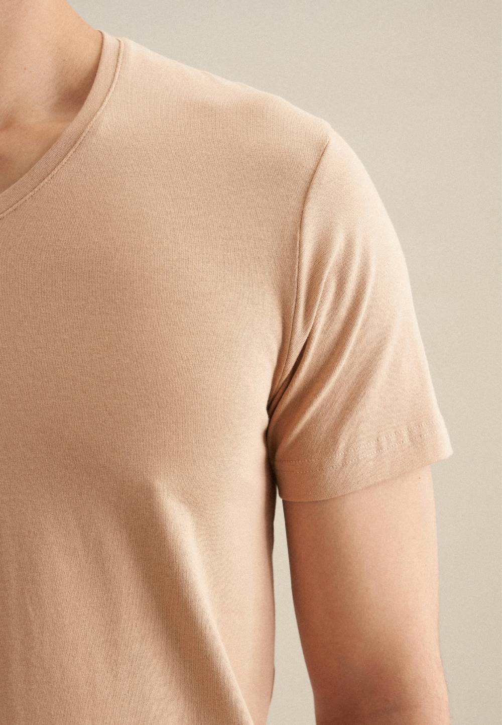 Studio Seidensticker V-Neck T-Shirt Slim Fit