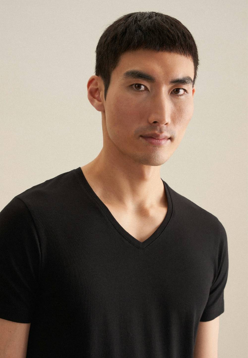 Studio Seidensticker V-Neck T-Shirt Slim Fit