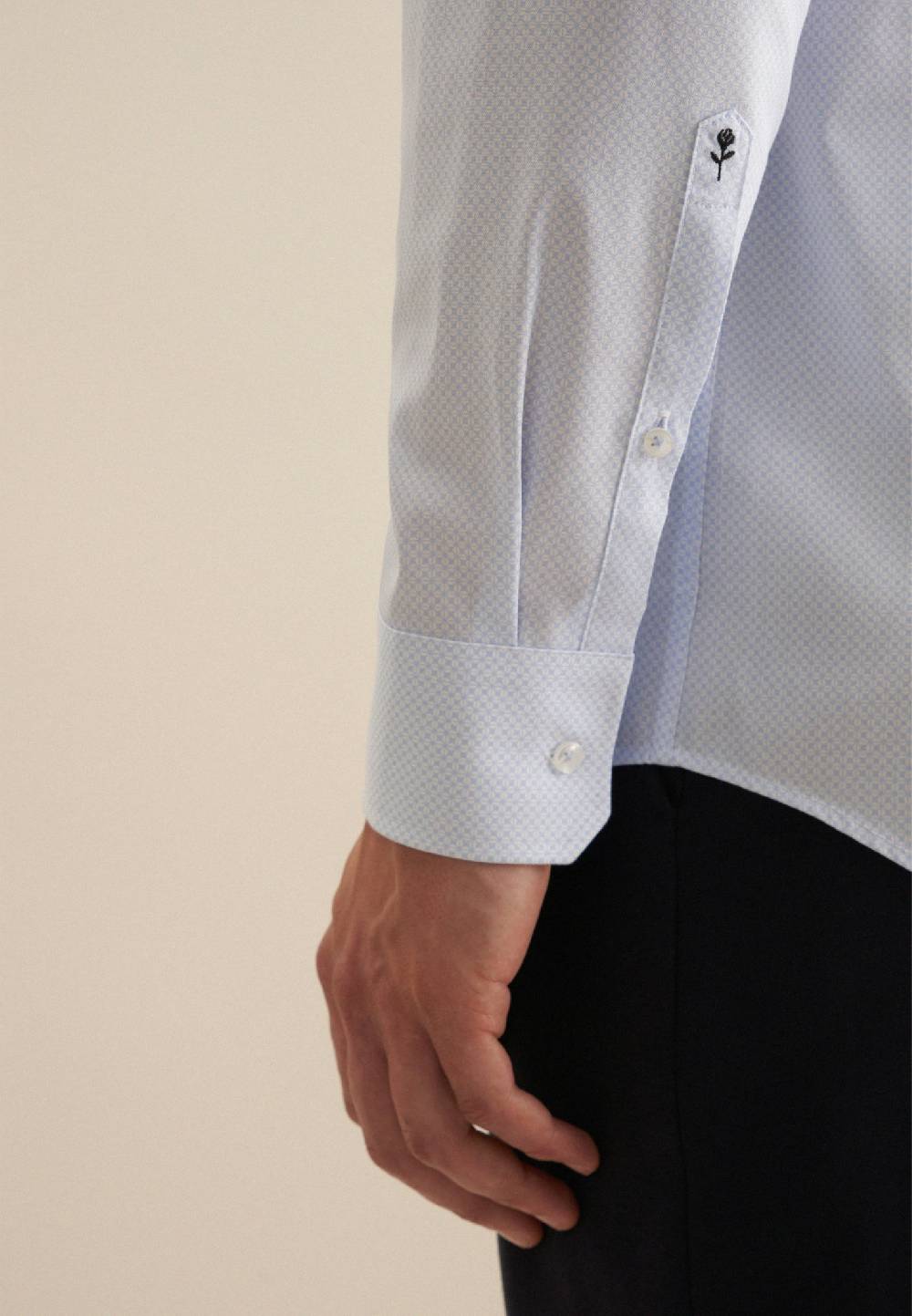 Studio Seidensticker Twill Business Hemd In Comfort Mit Kentkragen