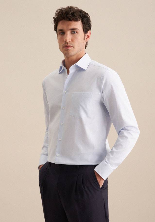 Studio Seidensticker Twill Business Hemd in Comfort mit Kentkragen