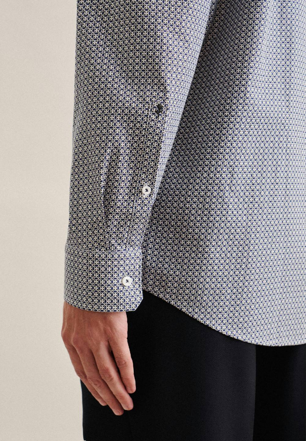 Studio Seidensticker Twill Business Hemd In Regular Mit Kentkragen