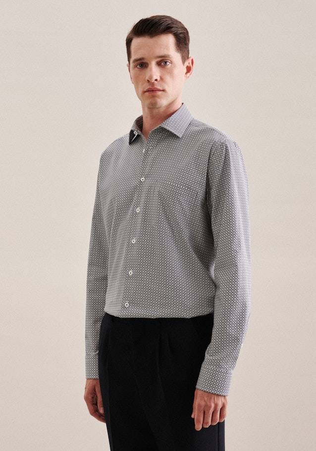 Studio Seidensticker Twill Business Hemd in Regular mit Kentkragen