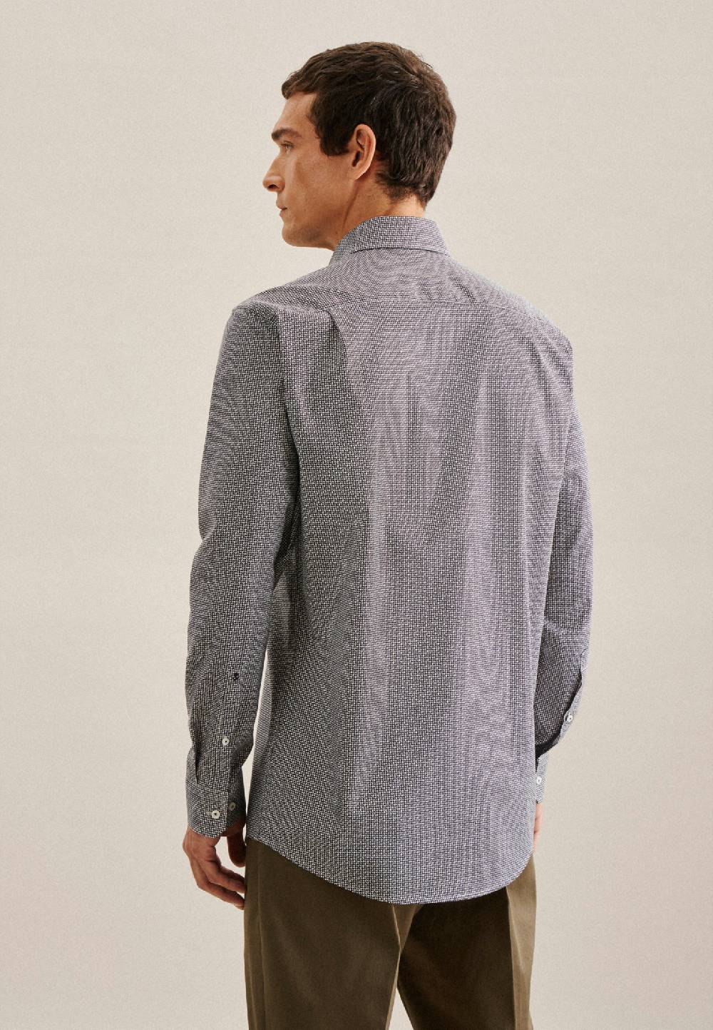 Studio Seidensticker Twill Business Hemd In Regular Mit Kentkragen