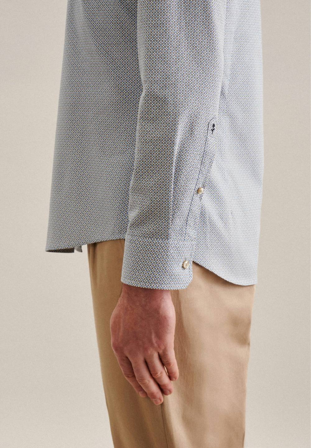 Studio Seidensticker Twill Business Hemd In Slim Mit Kentkragen