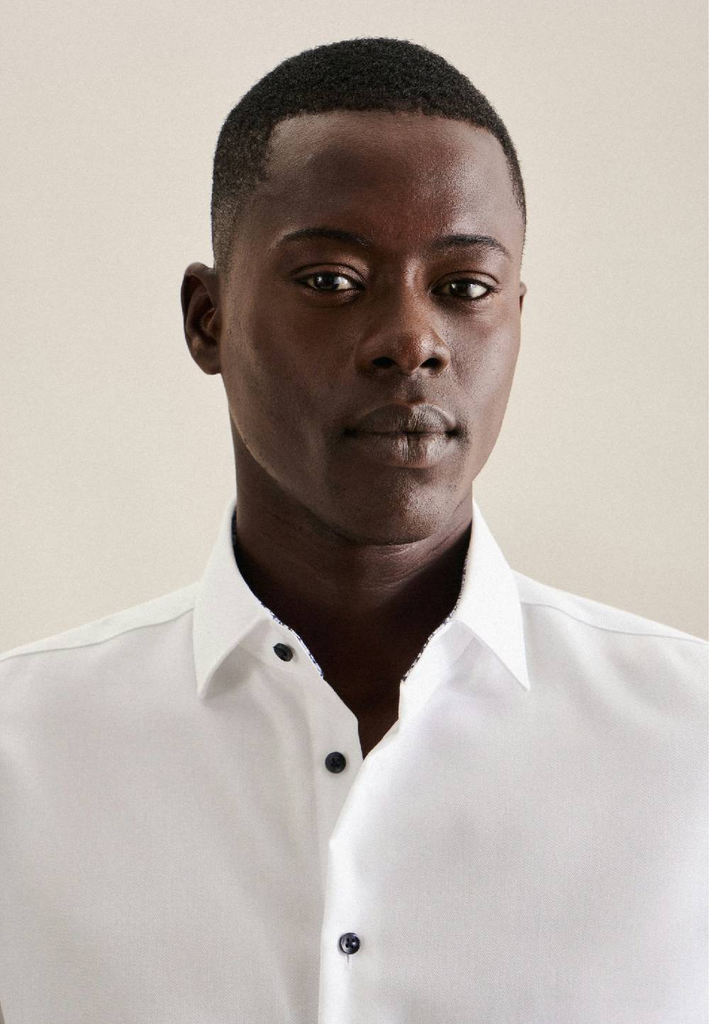 Studio Seidensticker Twill Business Hemd In Slim Mit Kentkragen