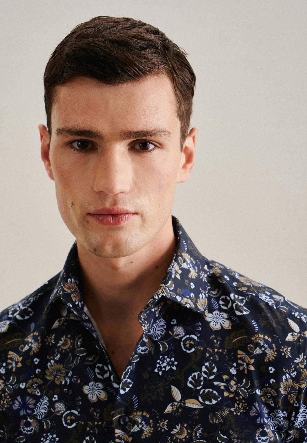 Studio Seidensticker Twill Business Hemd In Slim Mit Kentkragen