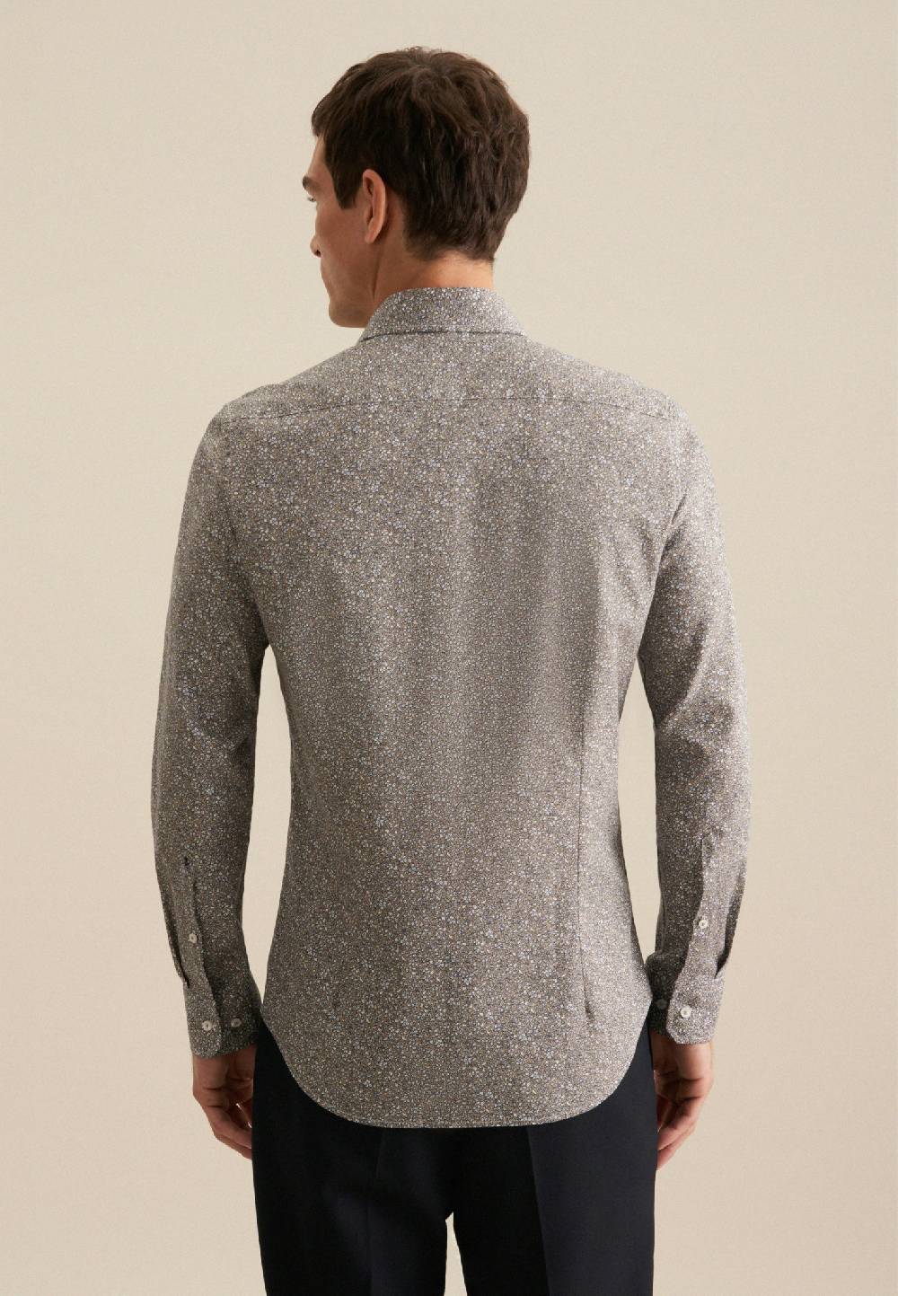 Studio Seidensticker Twill Business Hemd In Slim Mit Kentkragen