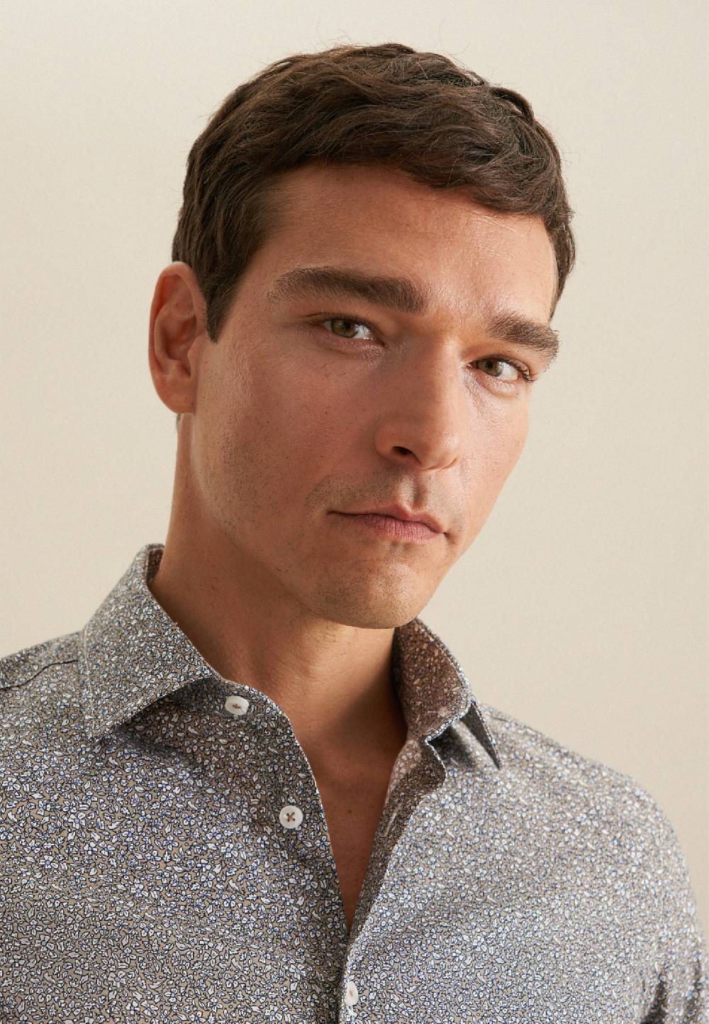 Studio Seidensticker Twill Business Hemd In Slim Mit Kentkragen