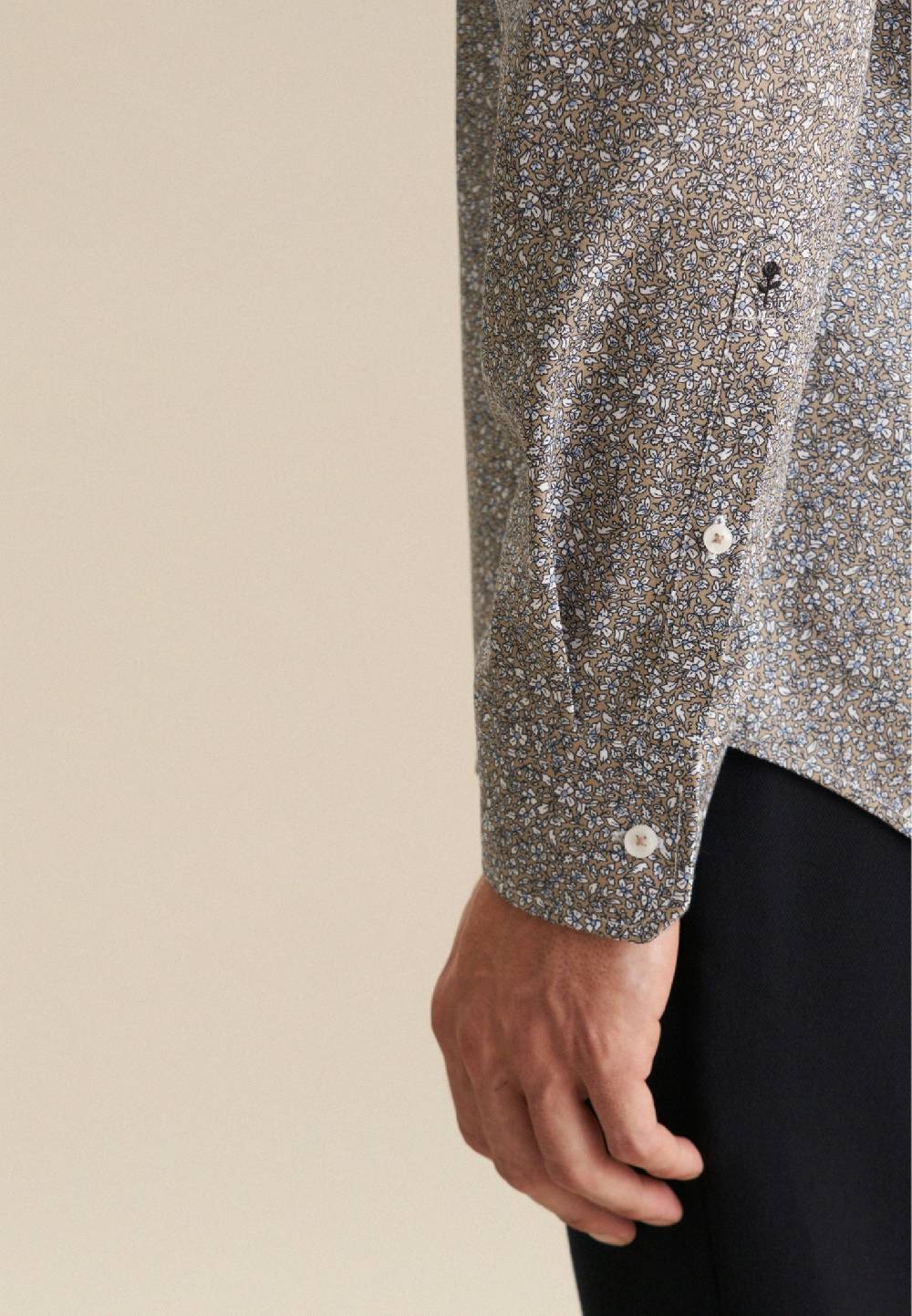 Studio Seidensticker Twill Business Hemd In Slim Mit Kentkragen